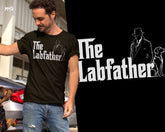 Funny Labfather Parody T-shirt Labrador Dad Gift Shirt For Dog Owner Dad